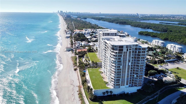 6051 N Ocean Dr Unit 404, Hollywood, FL 33019 - aerial view of expansive beach