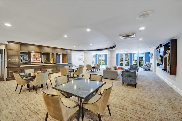 6051 N Ocean Dr Unit 404, Hollywood, FL 33019 - dining space with recessed lighting