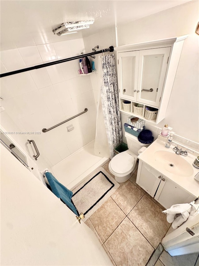9021 Sunrise Lakes Blvd Unit 104, Sunrise, FL 33322 - full bathroom with a stall shower, vanity, and tile patterned flooring