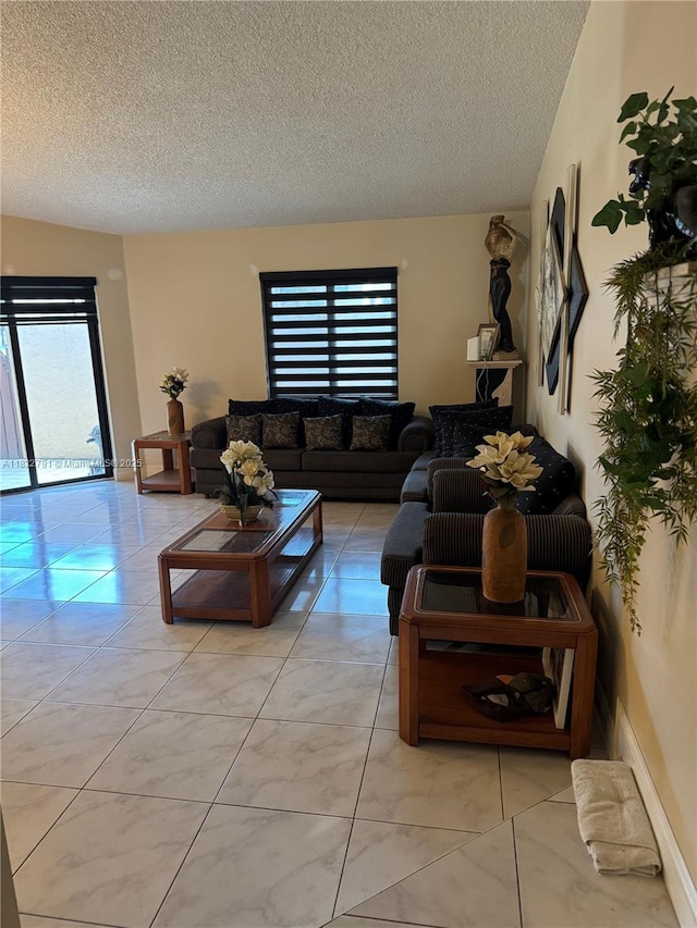 11248 SW 11th St, Pembroke Pines, FL 33025 - living room with a textured ceiling