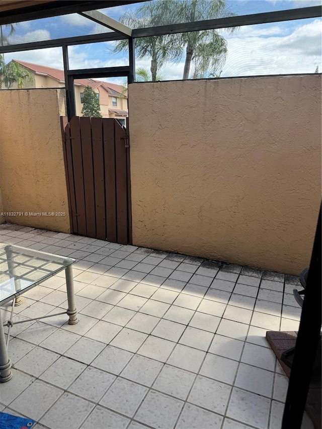 11248 SW 11th St, Pembroke Pines, FL 33025 - view of patio with a gate