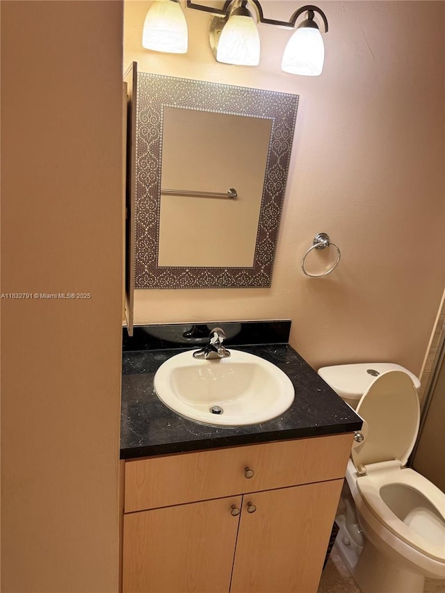 11248 SW 11th St, Pembroke Pines, FL 33025 - half bathroom featuring vanity and toilet