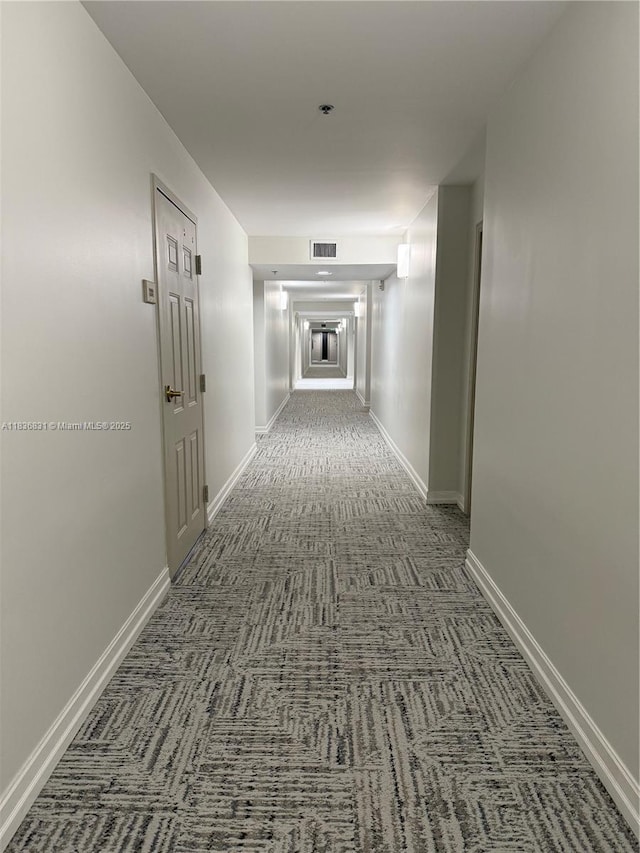 2665 SW 37th Ave Unit 1213, Miami, FL 33133 - hallway featuring carpet floors