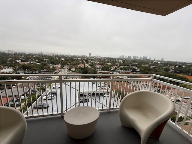 2665 SW 37th Ave Unit 1213, Miami, FL 33133 - balcony featuring a city view