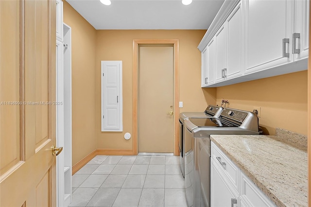 1910 Preston Trl, Coral Springs, FL 33071 - laundry room with washing machine and dryer, cabinet space, recessed lighting, light tile patterned flooring, and electric panel