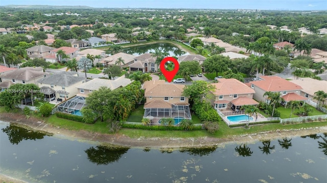 5920 NW 54th Cir, Coral Springs, FL 33067 - aerial perspective of suburban area featuring a nearby body of water