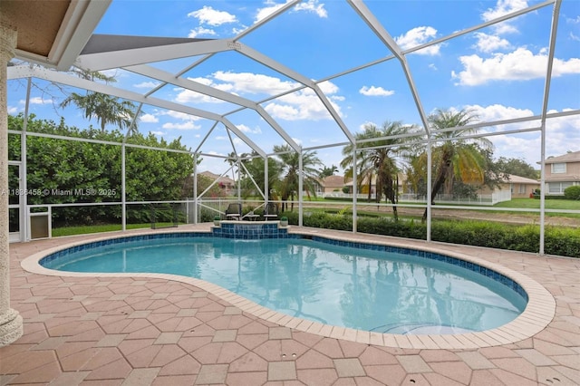 5920 NW 54th Cir, Coral Springs, FL 33067 - outdoor pool featuring a patio area and a lanai