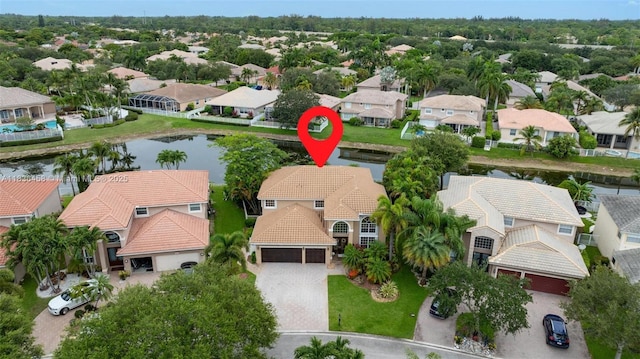 5920 NW 54th Cir, Coral Springs, FL 33067 - aerial view of residential area featuring a nearby body of water