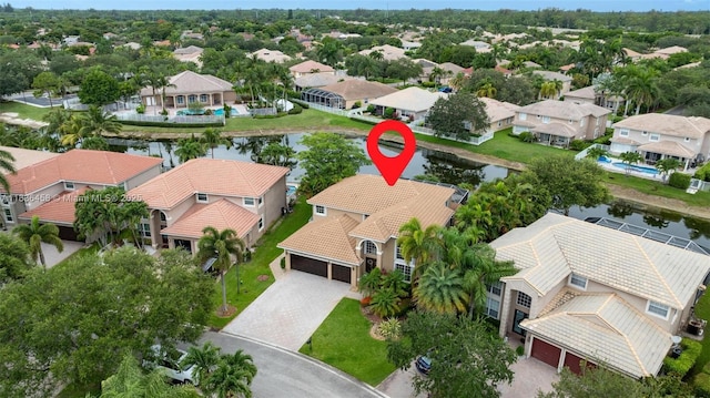 5920 NW 54th Cir, Coral Springs, FL 33067 - aerial view of residential area with a nearby body of water