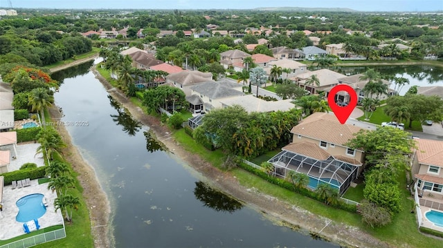 5920 NW 54th Cir, Coral Springs, FL 33067 - aerial overview of property's location featuring a large body of water and nearby suburban area