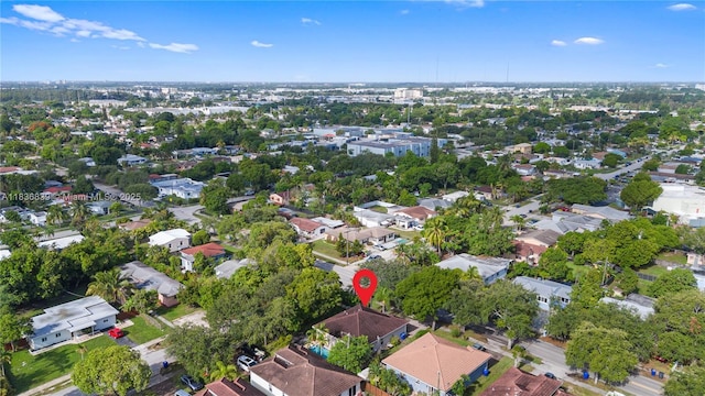 955 S 26th Ave, Hollywood, FL 33020 - aerial view of property and surrounding area featuring nearby suburban area