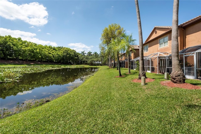 1606 Veracruz Ln, Weston, FL 33327 - view of grassy yard with a water view