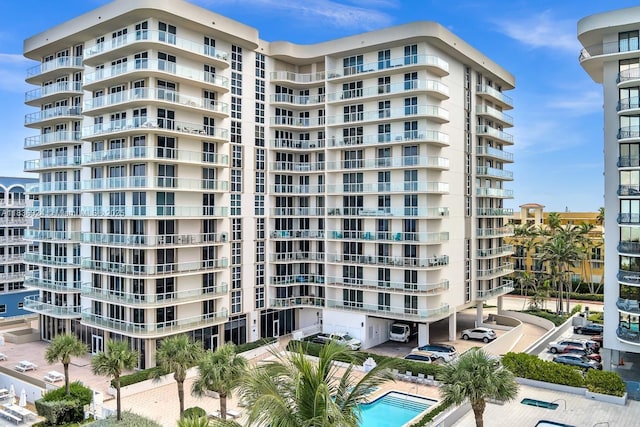 8855 E Collins Ave Unit 2F, Surfside, FL 33154 - view of apartment building / complex