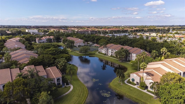 12136 Saint Andrews Pl Unit 204, Miramar, FL 33025 - aerial perspective of suburban area with a nearby body of water