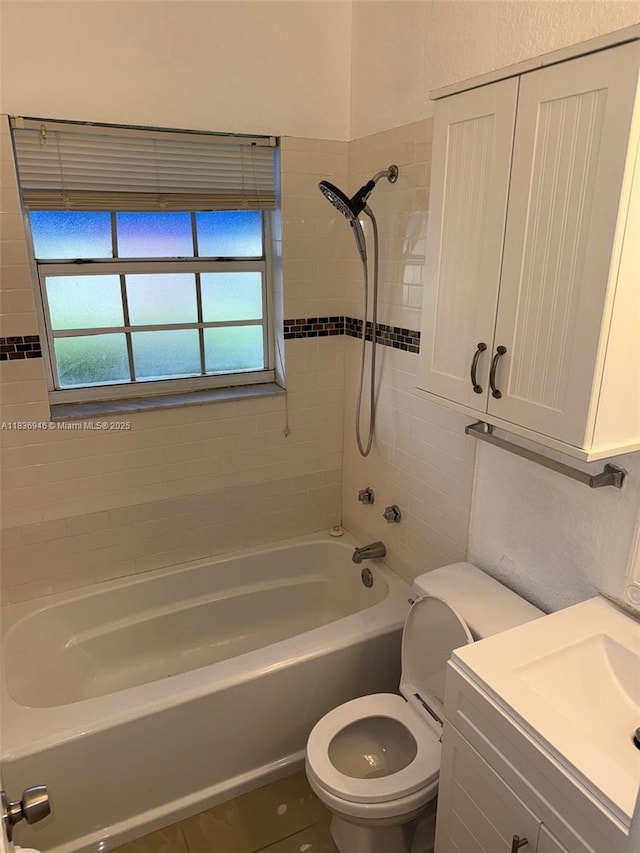 5201 SW 31st Ave Unit 112, Dania Beach, FL 33312 - full bathroom featuring plenty of natural light, bathtub / shower combination, and vanity