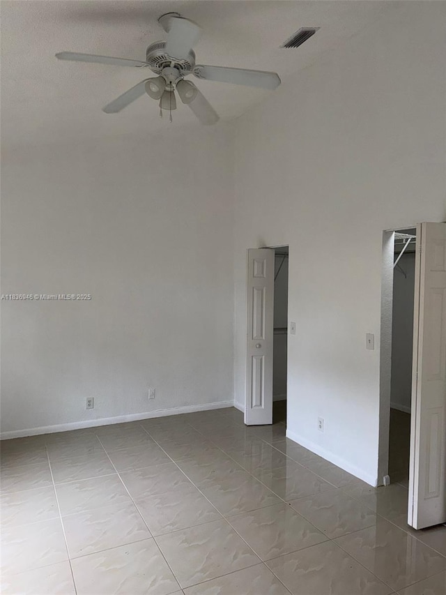 5201 SW 31st Ave Unit 112, Dania Beach, FL 33312 - empty room with ceiling fan and baseboards