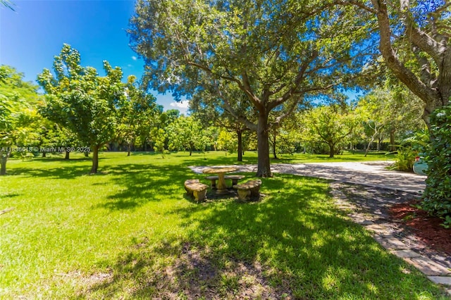 5800 SW 178th Ave, Southwest Ranches, FL 33331 - view of green lawn featuring view of wooded area