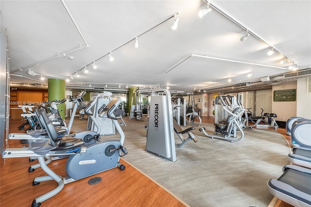 2681 N Flamingo Rd Unit 2708S, Sunrise, FL 33323 - gym featuring track lighting