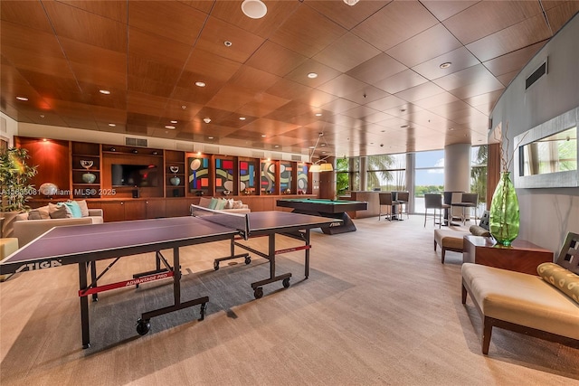 2681 N Flamingo Rd Unit 2708S, Sunrise, FL 33323 - playroom with billiards and carpet