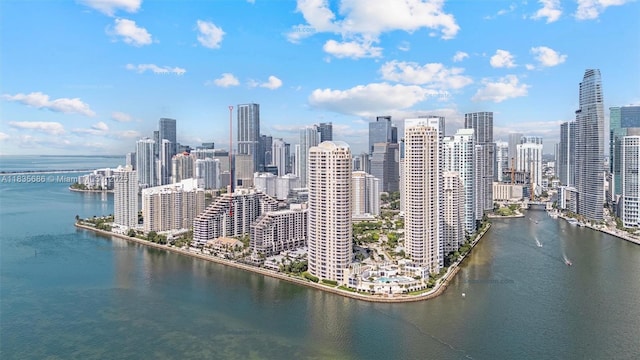 520 Brickell Key Dr Unit A1404, Miami, FL 33131 - skyline view with a nearby body of water