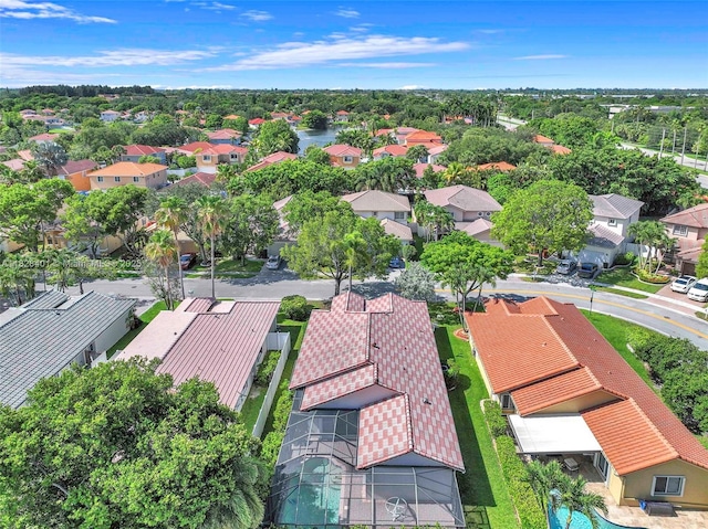 aerial perspective of suburban area