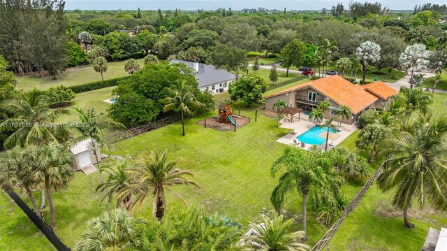 14100 SW 21st St, Davie, FL 33325 - view of subject property featuring a pool area