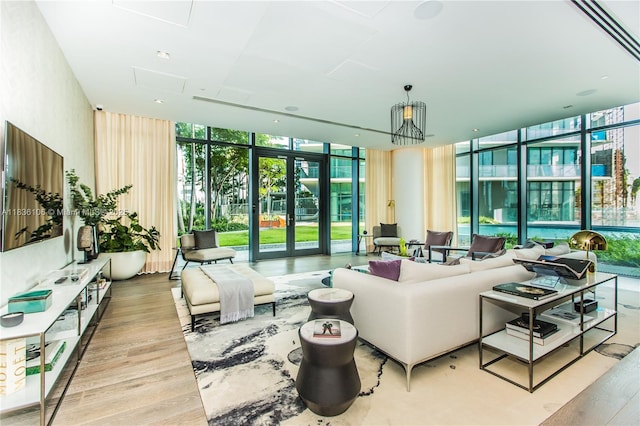650 NE 32nd St Unit 2205, Miami, FL 33137 - community lobby with a wall of windows