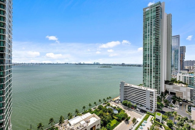 650 NE 32nd St Unit 2205, Miami, FL 33137 - water view with nearby urban area