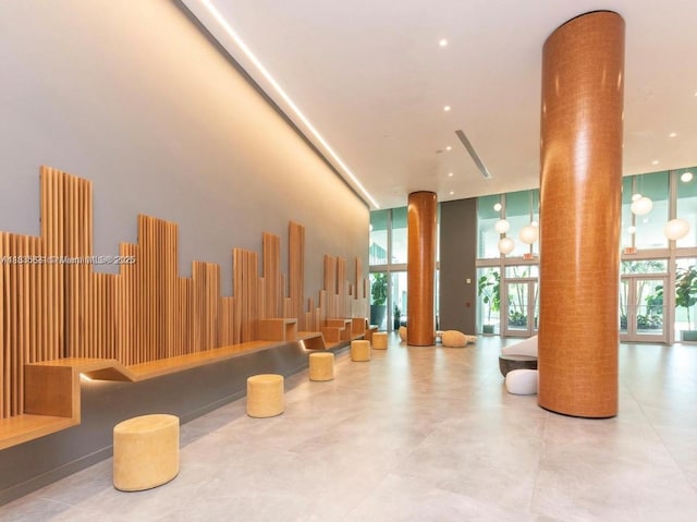 350 S Miami Ave Unit 2303, Miami, FL 33130 - lobby with expansive windows and a towering ceiling