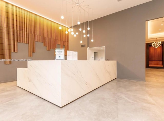 350 S Miami Ave Unit 2303, Miami, FL 33130 - reception area featuring a towering ceiling