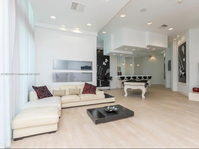350 S Miami Ave Unit 2303, Miami, FL 33130 - living area with wood finished floors