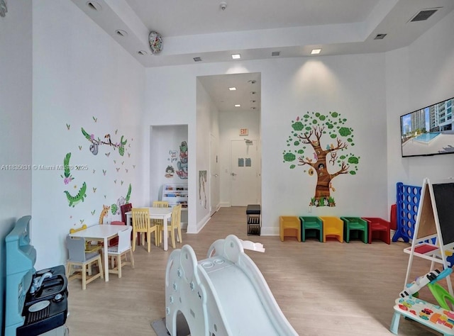 350 S Miami Ave Unit 2303, Miami, FL 33130 - playroom with wood finished floors