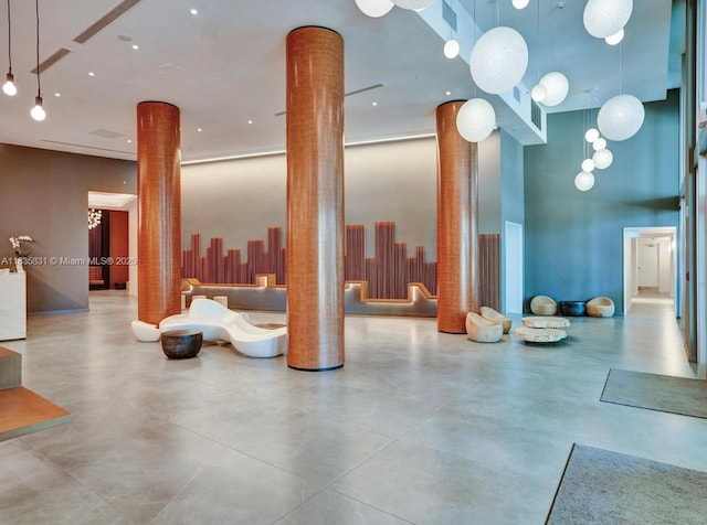 350 S Miami Ave Unit 2303, Miami, FL 33130 - building lobby with a high ceiling