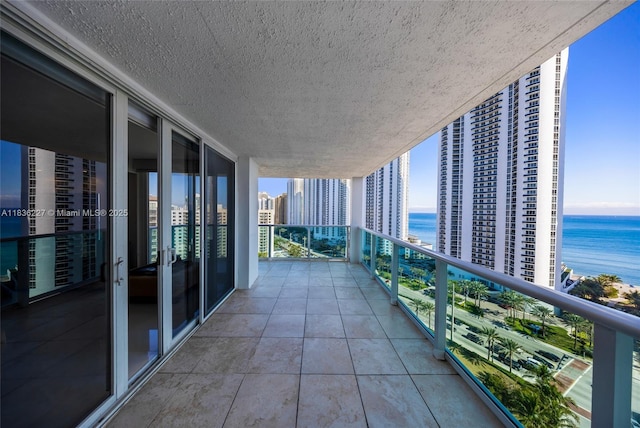 100 Bayview Dr Unit 1905, Sunny Isles Beach, FL 33160 - balcony featuring a water view