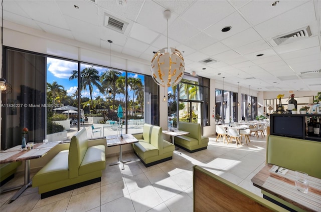 100 Bayview Dr Unit 1905, Sunny Isles Beach, FL 33160 - lobby featuring a drop ceiling