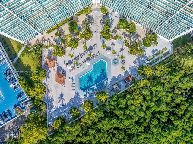 100 Bayview Dr Unit 1905, Sunny Isles Beach, FL 33160 - aerial view of a pool