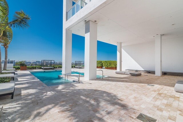 1040 Biscayne Blvd Unit 2402, Miami, FL 33132 - view of swimming pool with a patio