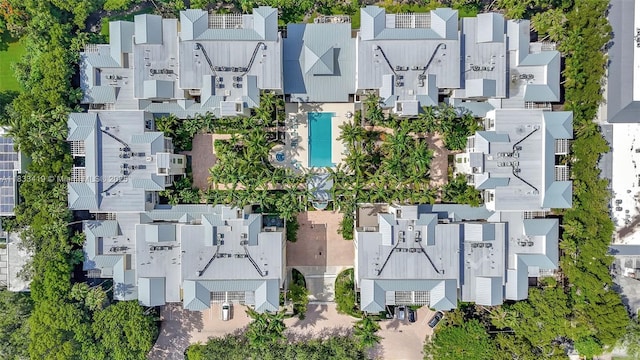 7588 SW 102nd St Unit 203, Pinecrest, FL 33156 - drone / aerial view of a pool