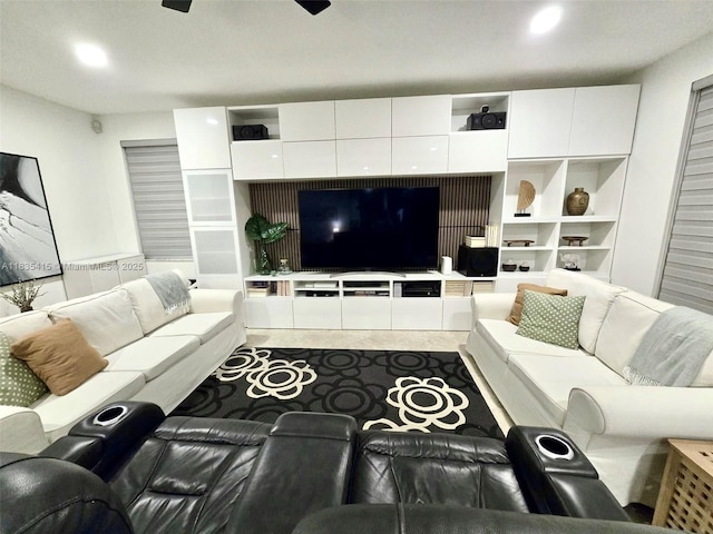 547 Cascade Falls Dr, Weston, FL 33327 - living area featuring recessed lighting