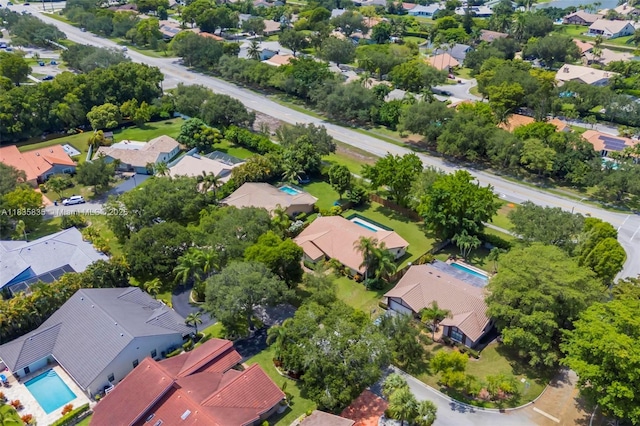 11321 NW 1st Ct, Coral Springs, FL 33071 - aerial view of residential area featuring a pool area