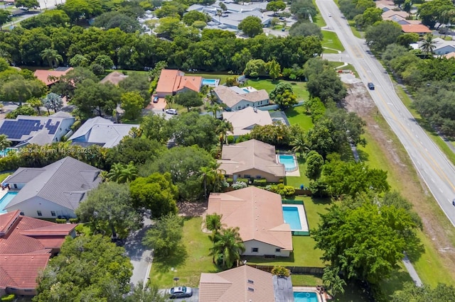 11321 NW 1st Ct, Coral Springs, FL 33071 - aerial view of residential area featuring a pool area