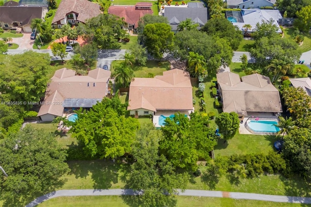 11321 NW 1st Ct, Coral Springs, FL 33071 - aerial perspective of suburban area with a pool