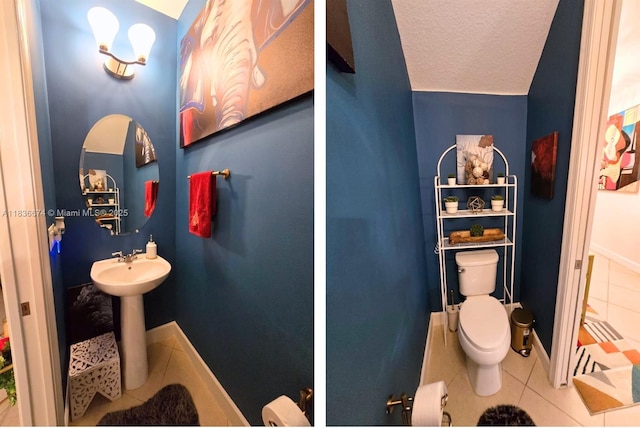 2954 NW 124th Way, Sunrise, FL 33323 - bathroom featuring tile patterned flooring and a textured ceiling