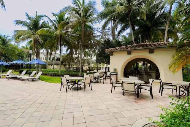 2954 NW 124th Way, Sunrise, FL 33323 - view of patio featuring outdoor dining area