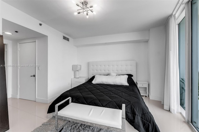 495 Brickell Ave Unit Bay1007, Miami, FL 33131 - bedroom featuring light tile patterned floors