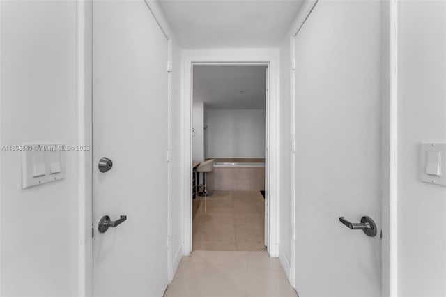 495 Brickell Ave Unit Bay1007, Miami, FL 33131 - hall with light tile patterned floors