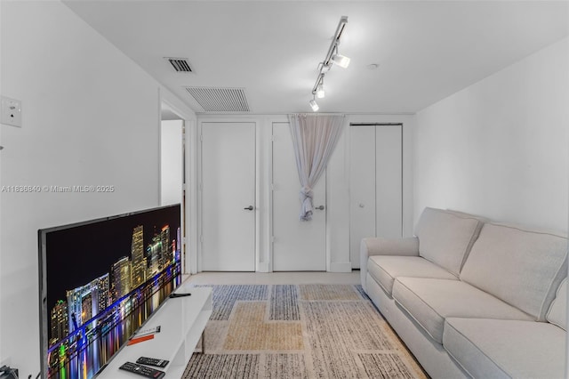 495 Brickell Ave Unit Bay1007, Miami, FL 33131 - living room featuring track lighting