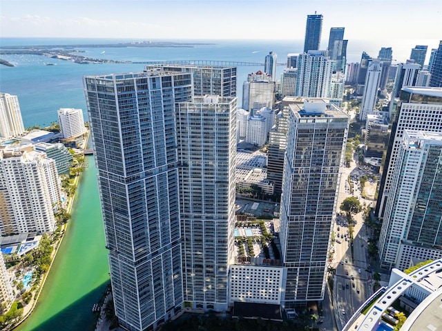 495 Brickell Ave Unit Bay1007, Miami, FL 33131 - city view featuring a large body of water