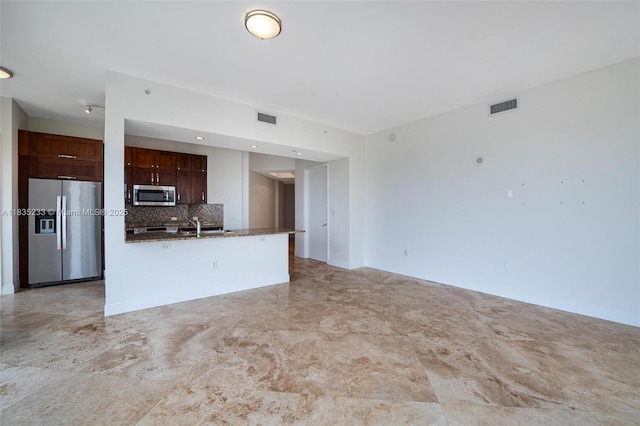20000 E Country Club Dr Unit Ts02, Aventura, FL 33180 - unfurnished living room featuring a sink and baseboards