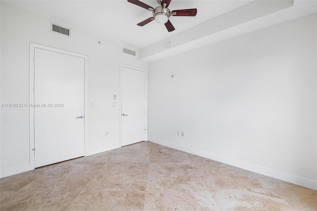 20000 E Country Club Dr Unit Ts02, Aventura, FL 33180 - unfurnished bedroom with baseboards and a ceiling fan
